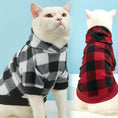 Load image into Gallery viewer, Plaid Winter Pet Hoodie
