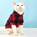 Load image into Gallery viewer, Plaid Winter Pet Hoodie
