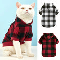 Load image into Gallery viewer, Plaid Winter Pet Hoodie
