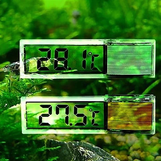 Aquarium Thermometer - Electronic LCD Digital Fish Tank Temperature Measurement