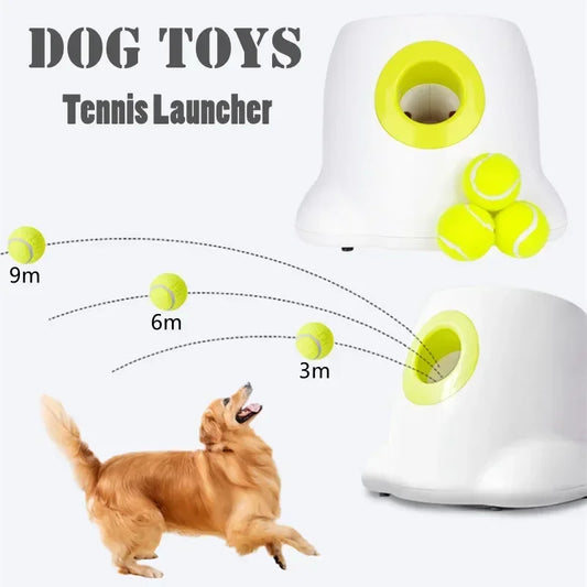 Pet Dog Toy Tennis Launcher - Automatic Throwing Machine