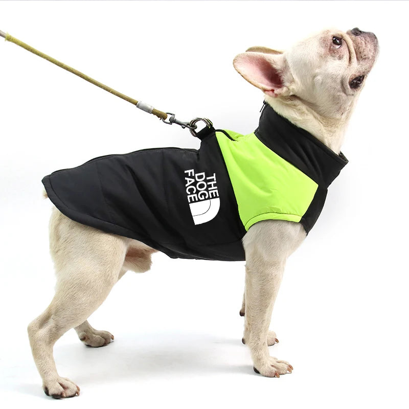 Warm Winter Dog Coat - Waterproof Padded Zipper Vest