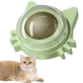 Load image into Gallery viewer, Rotating Catnip Toy Ball -  Attaches to Wall & Cleans Teeth
