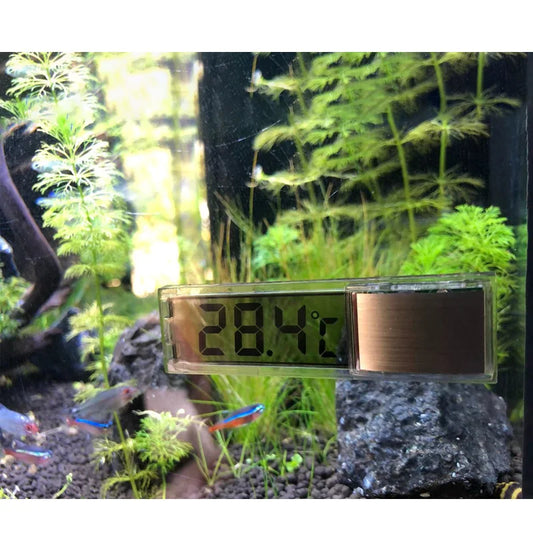 Aquarium Thermometer - Electronic LCD Digital Fish Tank Temperature Measurement