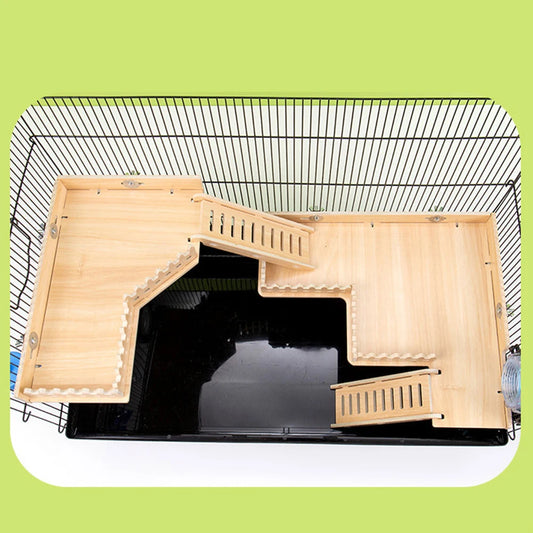 Hamster Playing Platform Bridge