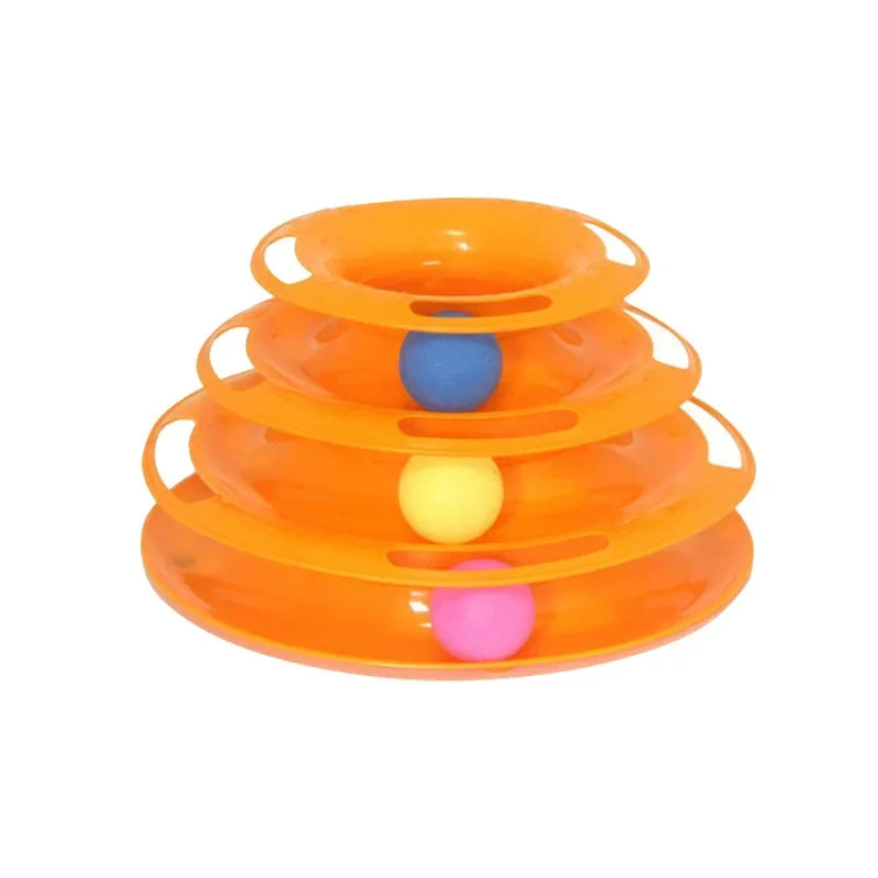 Cat Toy Intelligence Triple Play Disc