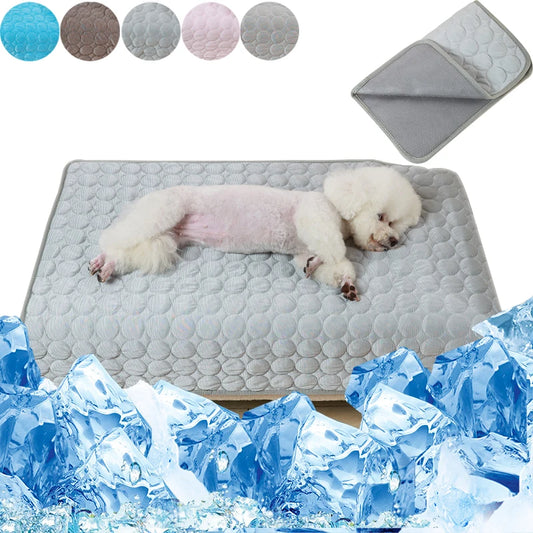 Dog Cooling Mat - Summer Pet Cold Bed For All Dogs & Cats