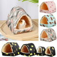 Load image into Gallery viewer, Cute Small Animal Sleeping Bed Hamster House - Winter Warm Nest Comfortable for all small pets
