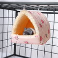 Load image into Gallery viewer, Cute Small Animal Sleeping Bed Hamster House - Winter Warm Nest Comfortable for all small pets
