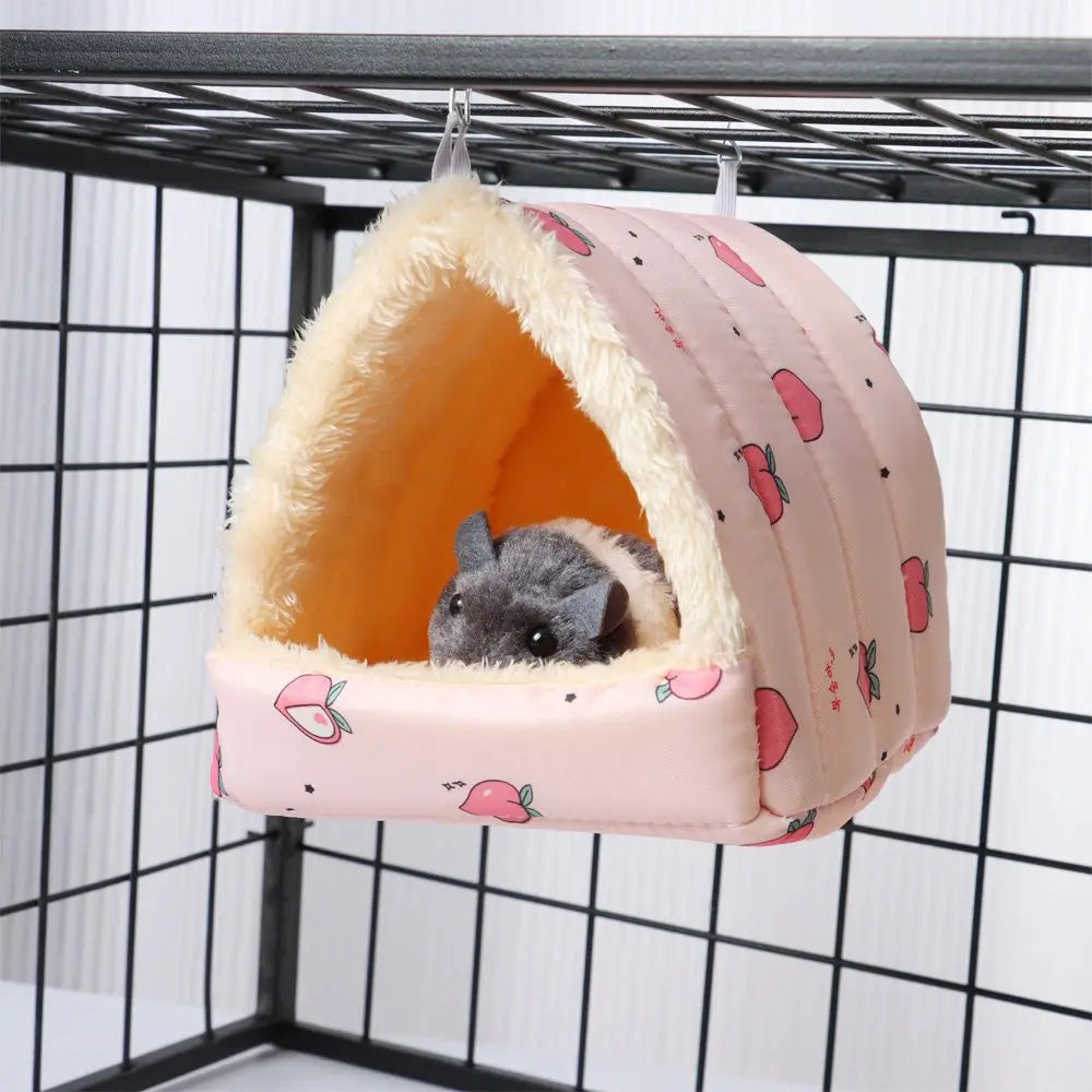 Cute Small Animal Sleeping Bed Hamster House - Winter Warm Nest Comfortable for all small pets