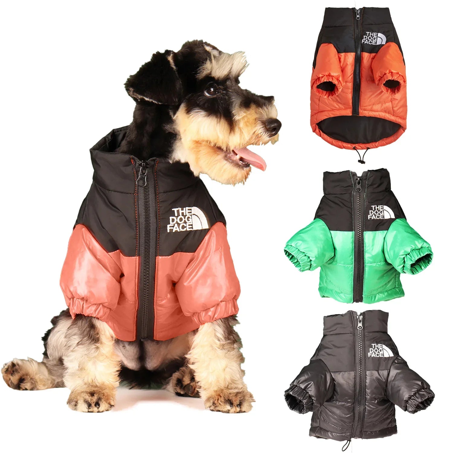 Winter Dog Clothes - Windproof Jacket Outfit