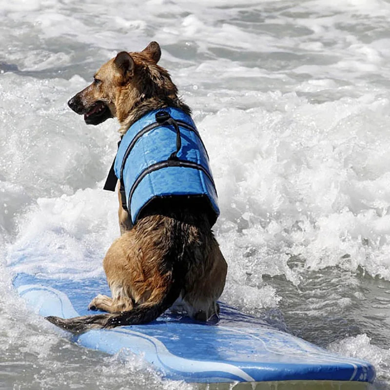 Dog Life Vest - Printed Reflective Pet Life Jacket For Dog Safety