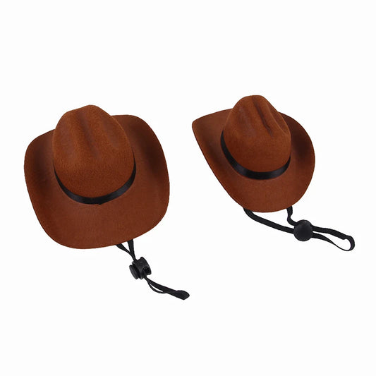 Pet Western Cowboy Hat - Bandana