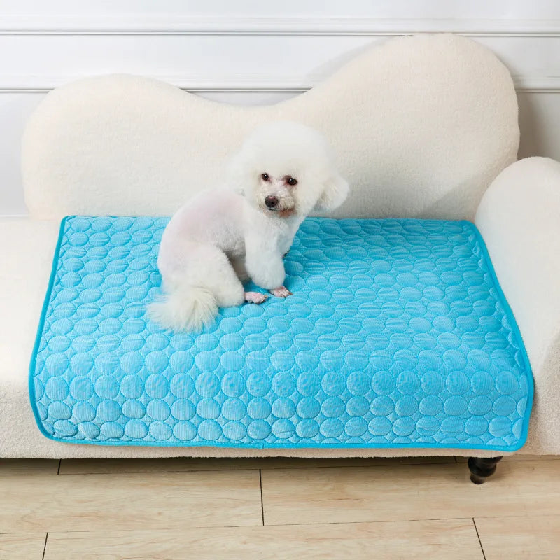 Dog Cooling Mat - Summer Pet Cold Bed For All Dogs & Cats