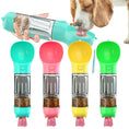 Load image into Gallery viewer, Multi - Color Pet 3 in 1 Food Holder - Water Dispenser Into Bowl - Poop Bag Holder
