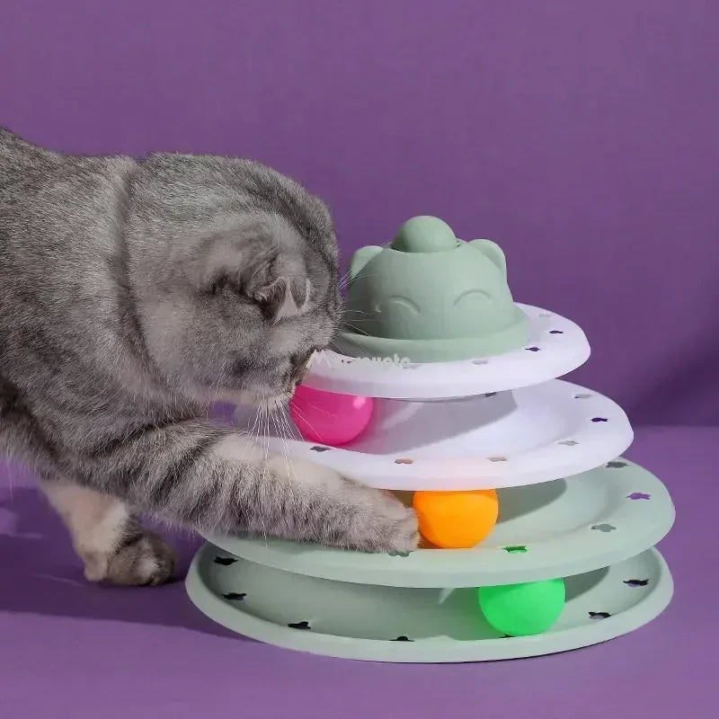 3 Level Cat Toy Tower