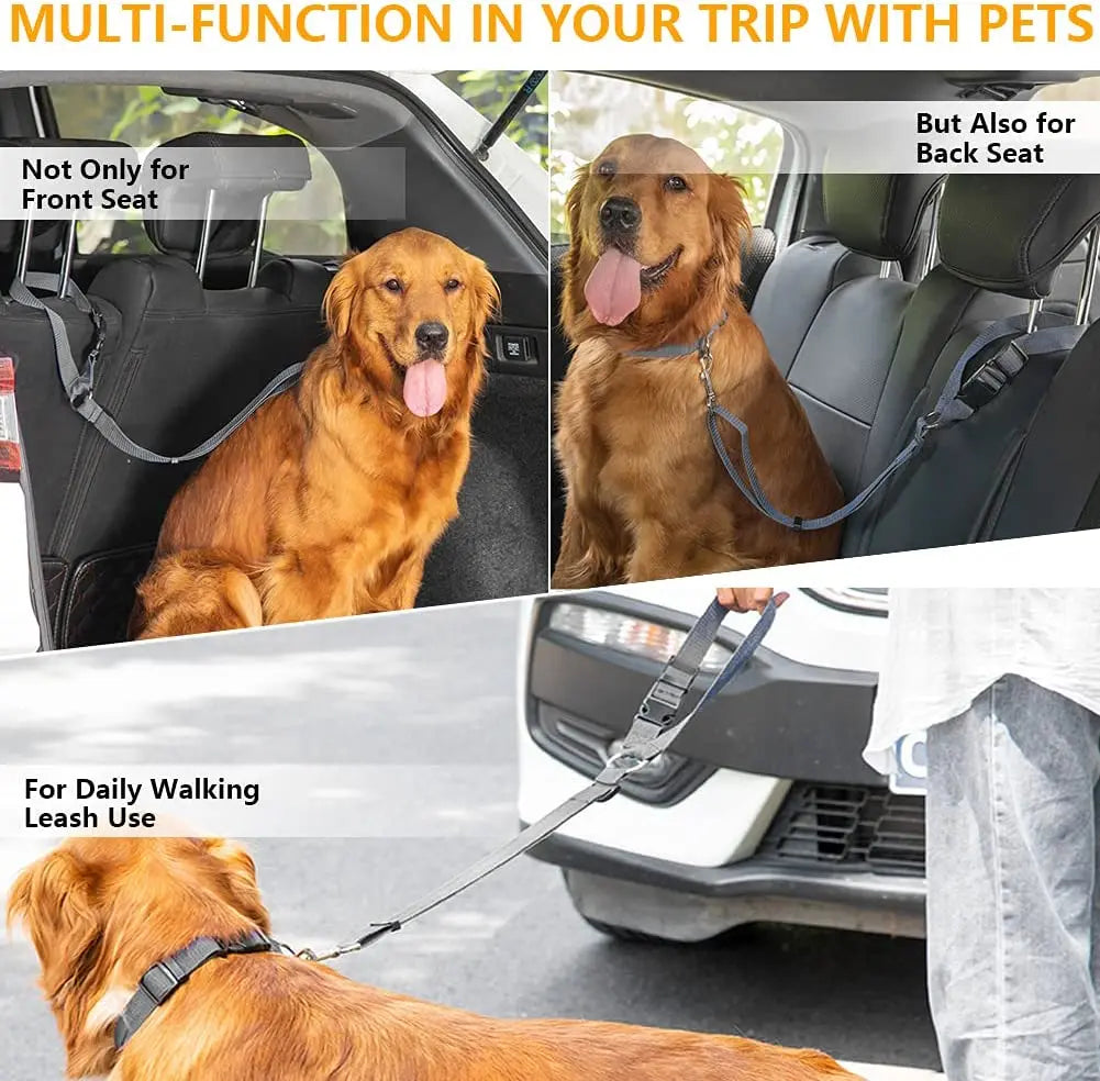 Adjustable Pet Seat Belt Harness