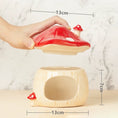 Load image into Gallery viewer, Mushroom House Pet Cage With Small Pet Bowl - For Small Animals
