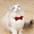 Load image into Gallery viewer, Pet Collar Adjustable - Durable Cat Collars - Cute Bow Kitten Necklace Soft Bell Product
