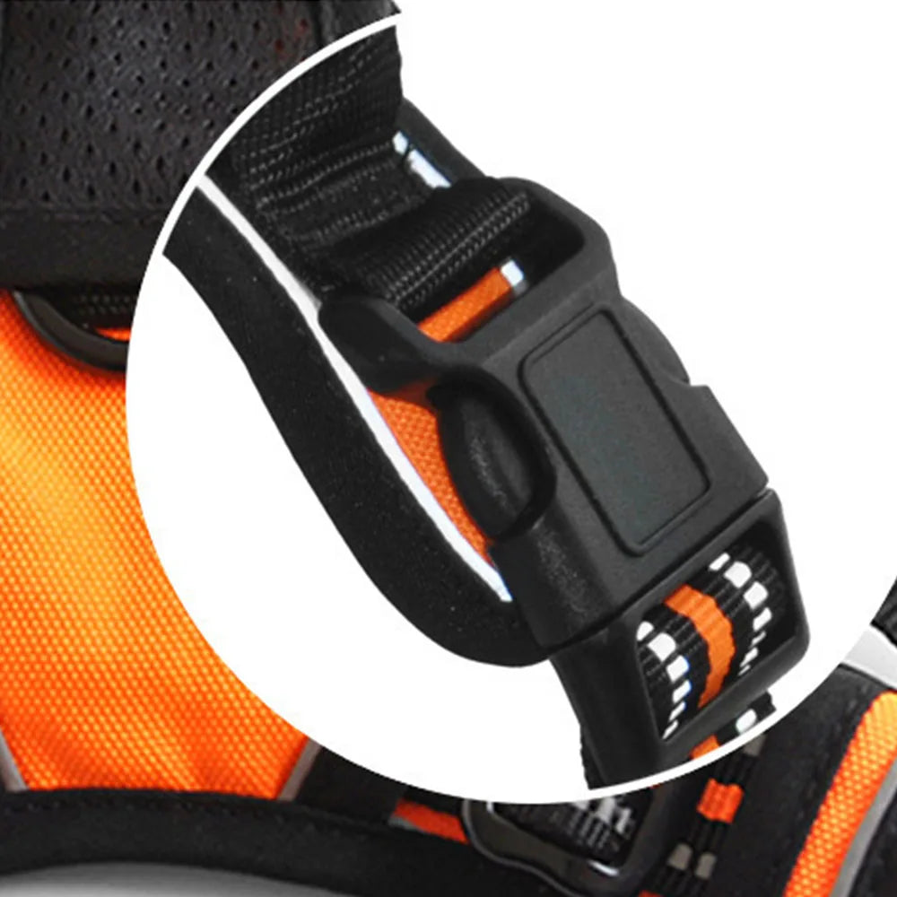 Dog Harness With Handle - No Pull Harness - Reflective Vest