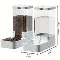 Load image into Gallery viewer, Automatic pet feeder 2.1KG water feeder 3.8L suitable for daily consumption
