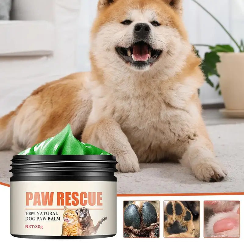 Pet Paw Balm 30g - Paw Wax For Dry Paws & Nose Paw Pad Lotion