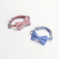 Load image into Gallery viewer, Pet Collar Adjustable - Durable Cat Collars - Cute Bow Kitten Necklace Soft Bell Product
